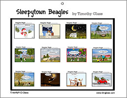 Sleepytown Beagles Calendar