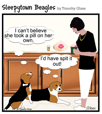 Sleepytown beagles Cartoon