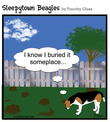 Sleepytown beagles Cartoon