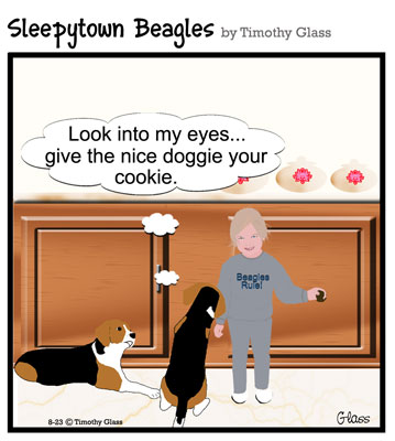 Sleepytown beagles Cartoon