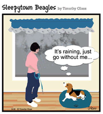 Sleepytown beagles Cartoon