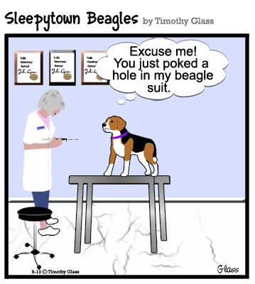 Sleepytown beagles Cartoon