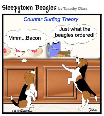 Sleepytown beagles Cartoon