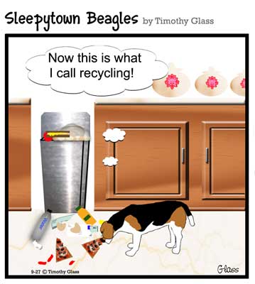 Sleepytown beagles Cartoon