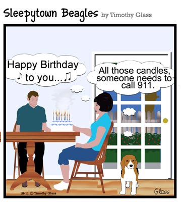 Sleepytown beagles Cartoon