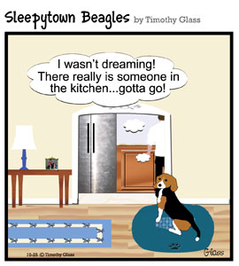 Sleepytown beagles Cartoon