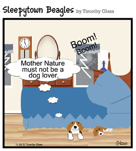 Sleepytown beagles Cartoon