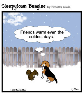 Sleepytown beagles Cartoon