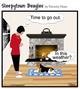 Sleepytown beagles Cartoon