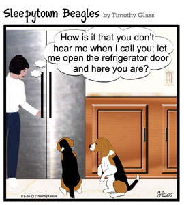 Sleepytown beagles Cartoon