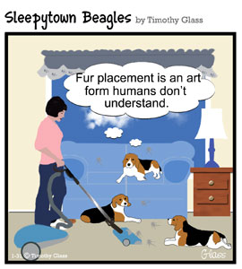 Sleepytown beagles Cartoon