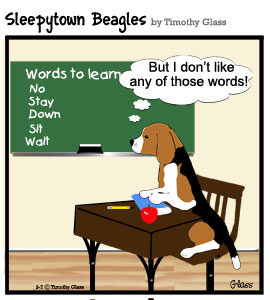 Sleepytown beagles Cartoon