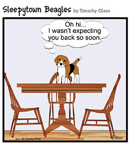 Sleepytown beagles Cartoon