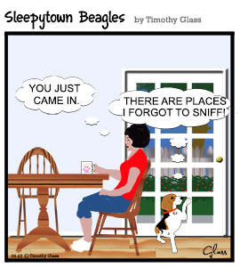 Sleepytown beagles Cartoon