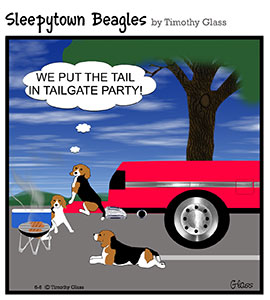 Sleepytown beagles Cartoon