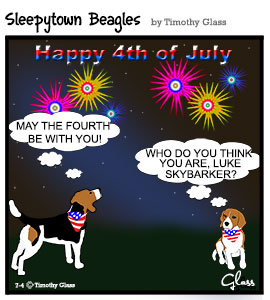 Sleepytown beagles Cartoon