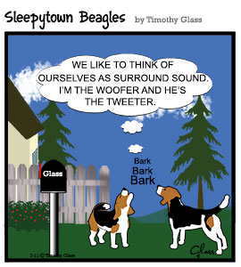 Sleepytown beagles Cartoon