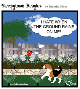 Sleepytown beagles Cartoon