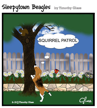 Sleepytown beagles Cartoon