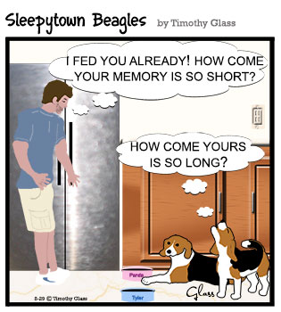 Sleepytown beagles Cartoon