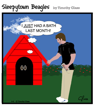 Sleepytown beagles Cartoon