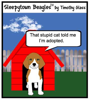 Sleepytown beagles Cartoon