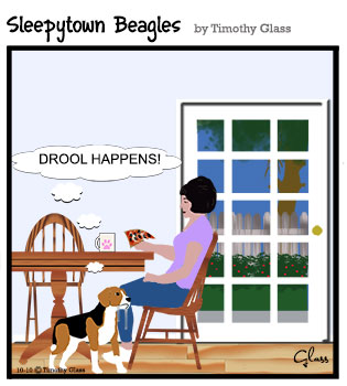 Sleepytown beagles Cartoon