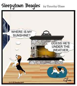 Sleepytown beagles Cartoon