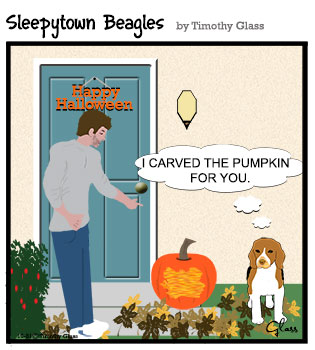 Sleepytown beagles Cartoon
