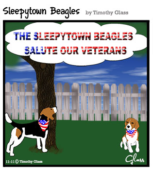 Sleepytown beagles Cartoon