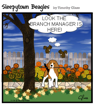 Sleepytown beagles Cartoon