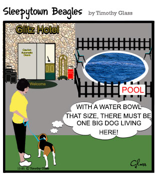Sleepytown beagles Cartoon
