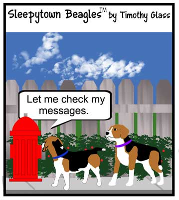 Sleepytown beagles Cartoon