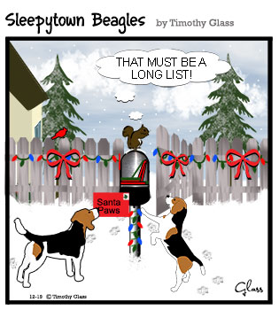 Sleepytown beagles Cartoon