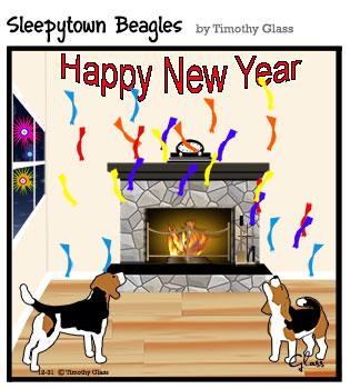 Sleepytown beagles Cartoon