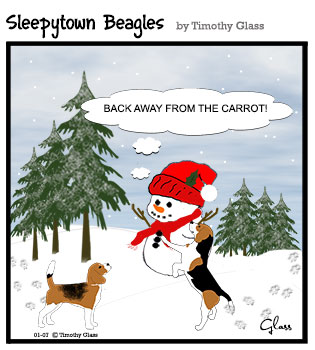 Sleepytown beagles Cartoon