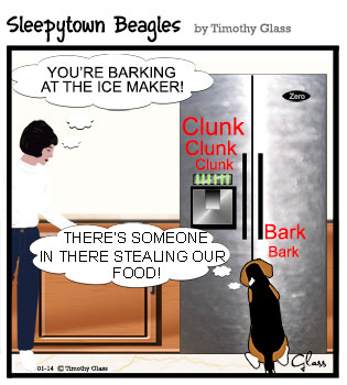 Sleepytown beagles Cartoon