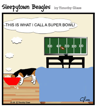 Sleepytown beagles Cartoon