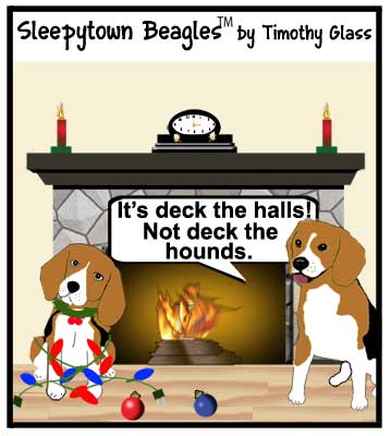 Sleepytown beagles Cartoon