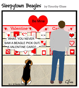 Sleepytown beagles Cartoon