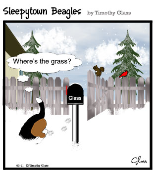 Sleepytown beagles Cartoon