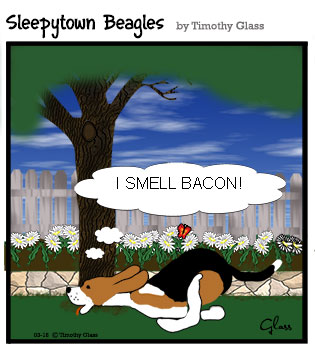 Sleepytown beagles Cartoon
