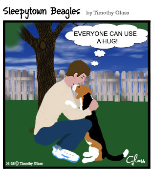 Sleepytown beagles Cartoon