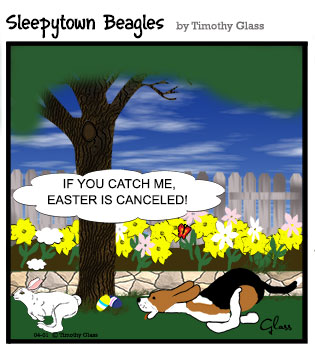 Sleepytown beagles Cartoon