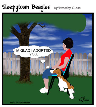 Sleepytown beagles Cartoon