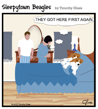 Sleepytown beagles Cartoon