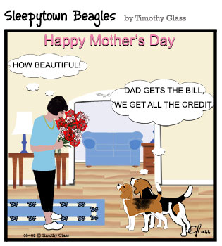 Sleepytown beagles Cartoon