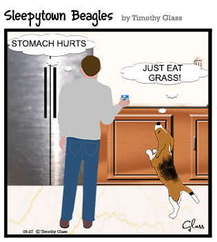 Sleepytown beagles Cartoon