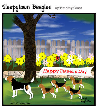 Sleepytown beagles Cartoon