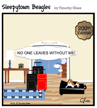 Sleepytown beagles Cartoon